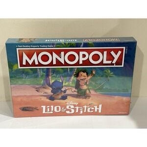 Lilo & Stitch Monopoly Board Game - Hasbro Disney - NEW SEALED